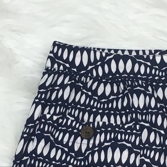 Forever 21 Junior Skirt Large Navy Blue Buttons - Picture 3 of 4